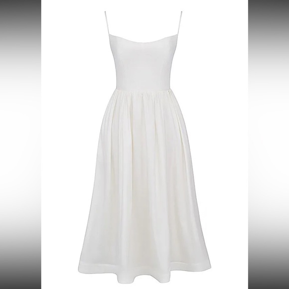 HOUSE OF CB 'Lolita' Ivory Corset Sundress NWOT - Picture 8 of 16